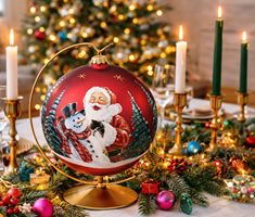 stor dekorativ julekugle til juletræ eller vindue